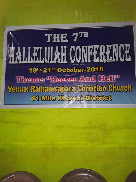 7th Halleluiah Conference banner